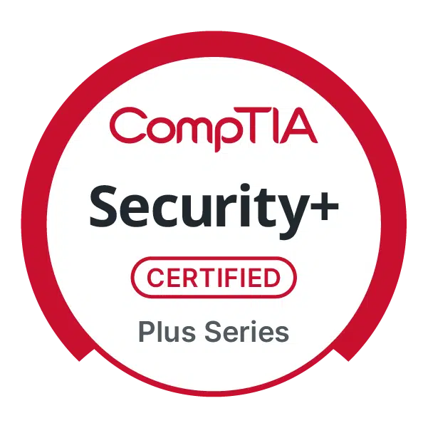 CompTIA Security+ Certification Badge